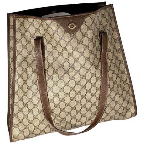 borsa gucci shopper|Gucci shoulder bag brown.